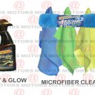 Spray & Glow Absorbent Microfiber Cleaning Cloths Size 12"X16" Majic 3 Pk New