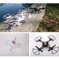 H8C 2.4G 4CH 6 Axis RC Quadcopter With 2MP Camera RTF -Black/White