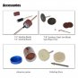 Rotary Tool Accessory Bit Bits Set 1/8 inch For Dremel Jeweler Gunsmith with Case 100pc