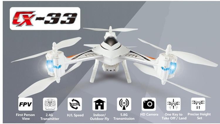 Cheerson CX-33W-TX CX33W 2.4G 720P HD Camera WIFI FPV High Hold Mode-Sold Out-