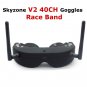Skyzone V2 5.8G 40CH FPV Goggles With Race band Video Glasses Headset