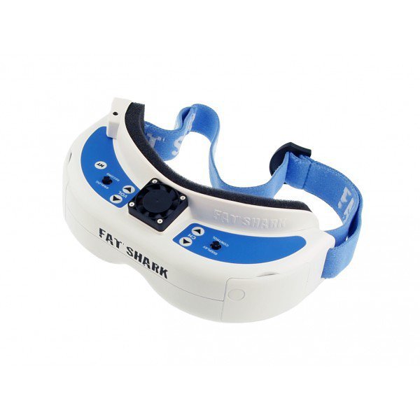 Fatshark Dominator V3 FPV Video Goggles Glasses WVGA 720p HDMI 800X480 With Battery Case