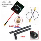 Hubsan H501S H107D+ H107D Enhanced FPV Distance 5.8Ghz 14dBi Panel Antenna 2.4GHz 3dBi Antenna