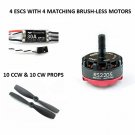 *Emax Power Combo RS2205-2300KV CW/CCW Brushless Motor FVT LittleBee 30A ESC Kingkong 5045 Propeller