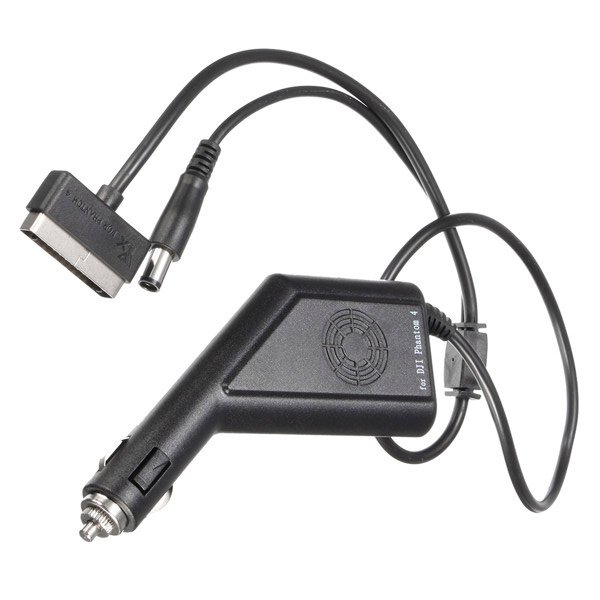 2 in 1 Car Charger for DJI Phantom 4 Battery Remote Controller Outdoor Charging