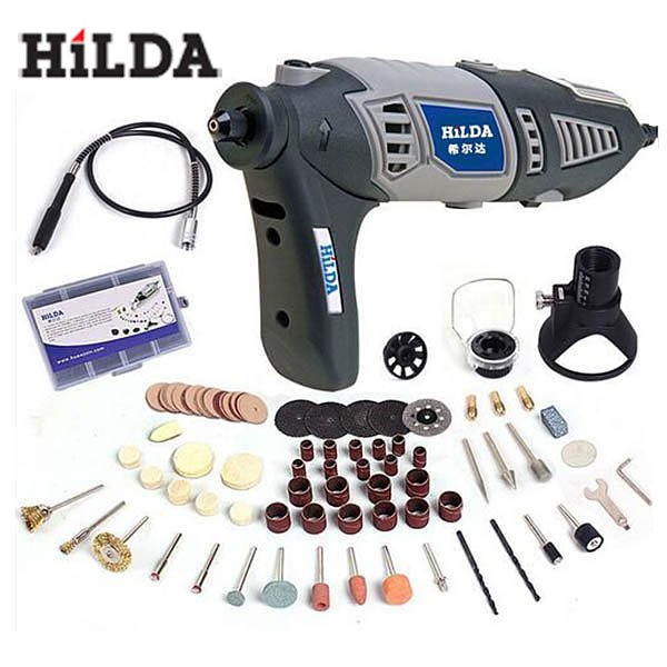 HILDA 220V 170W Variable Rotary Tool Electric Mini Drill with Flexible Shaft