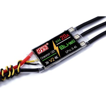 DYS XM20A V2 BLHeli mini 20A ESC Standard Version For Racer Drone Electronic Speed Controller