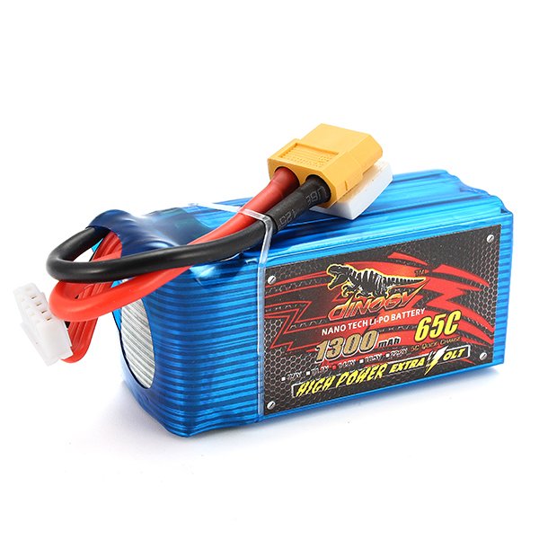 Giant Power Dinogy 1300mAh 14 8V 4S 65C LiPo Battery