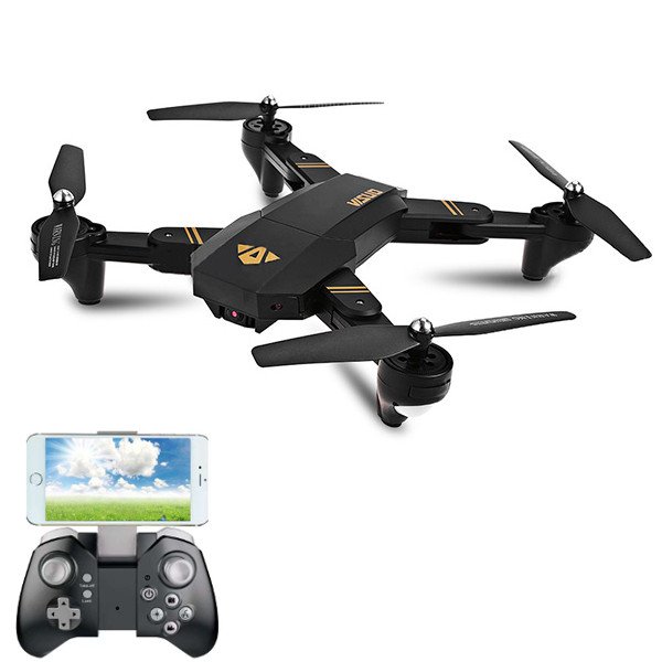 VISUO XS809W WIFI FPV With 2MP HD Camera Headless Mode Foldable Arm RC Quadcopter RTF