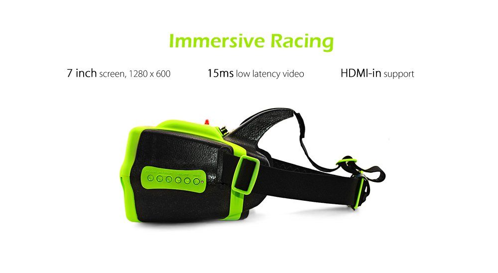 Headplay SE V2 5.8G 40CH 1200x600 FPV Goggles Video Glasses Headset With DVR