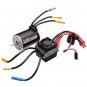 Racerstar 3650 Sensorless Brushless Waterproof Motor 60A ESC For 1/10 Monster Truck Truggy w/Card