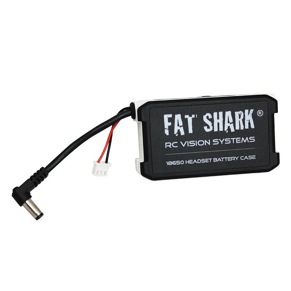 Fatshark 7.4V 18650 Li-ion Cell Battery Case DC5.5x2.5 For FPV Goggles Video Headset without Battery