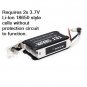 Fatshark 7.4V 18650 Li-ion Cell Battery Case DC5.5x2.5 For FPV Goggles Video Headset without Battery