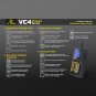 XTAR VC4 LCD Screen USB Battery Charger For 18650 26650 14500 Batteries