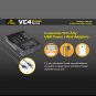 XTAR VC4 LCD Screen USB Battery Charger For 18650 26650 14500 Batteries