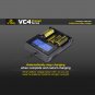 XTAR VC4 LCD Screen USB Battery Charger For 18650 26650 14500 Batteries