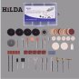 HILDA 91pcs Electric Polishing Kit Dremel Rotary Tool Accessory Set