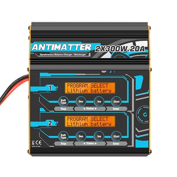 Charsoon Antimatter 2x300W 20A Lipo Battery Balance Charger Discharger
