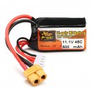 ZOP Power 11.1V 500mAh 45C 3S Lipo Battery XT60 Plug