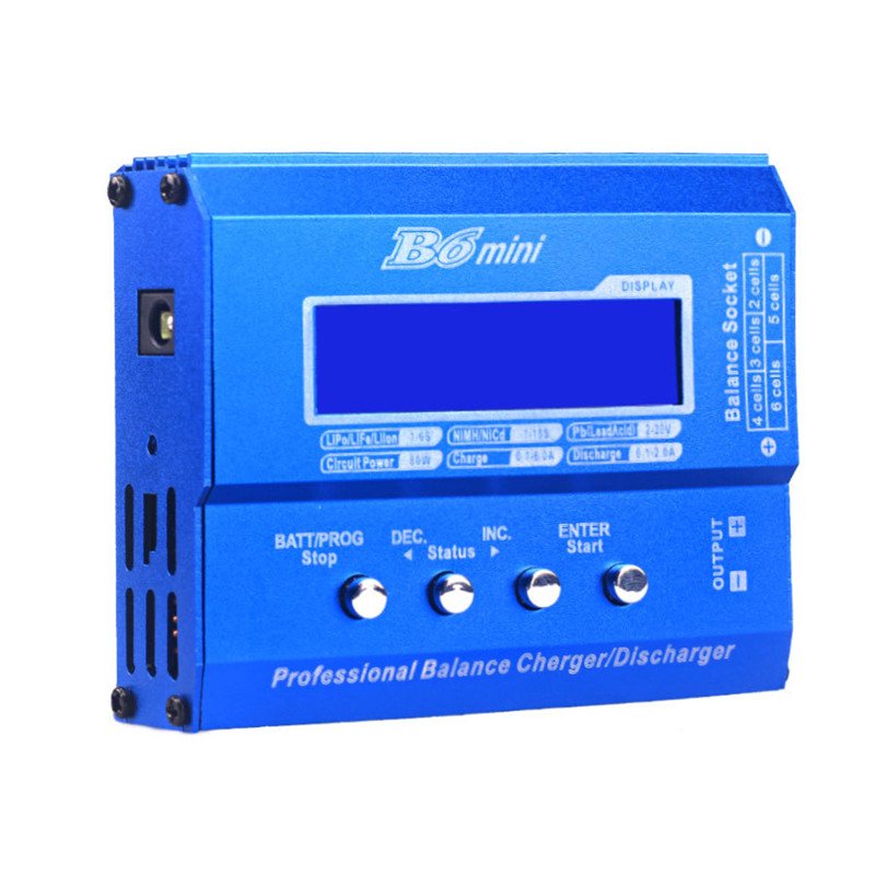 iMAX B6 Mini 80W Digital DC Battery Balance Charger XT60 Plug