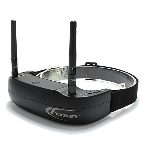 FLYKEY RAFALE V1 5.8G 48CH 854x480x3 WVGA FPV Goggles Video Headset With 1000mAh 3.7V Battery