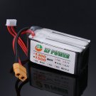 XF Power 14.8V 1500mAh 70C 4S Lipo Battery XT60 Plug
