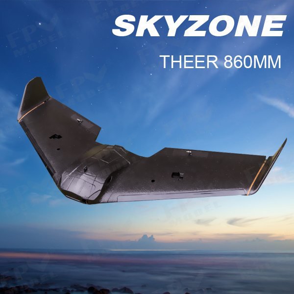 Skyzone THEER 860mm Wingspan EPP FPV Flying Wing RC Airplane PNP With PDB & LED Board