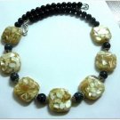 Necklace Mother of Pearl Shell Gemstone Beads B