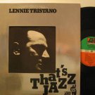 LENNIE TRISTANO usa LP THAT'S JAZZ ATLANTIC excellent