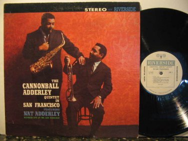 CANNONBALL ADDERLEY usa LP FEATURING NAT ADDERLEY Jazz RIVERSIDE