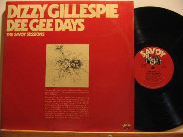 DIZZY GILLESPIE usa LP DEE GEE DAYS Jazz 2 LPs SAVOY excellent