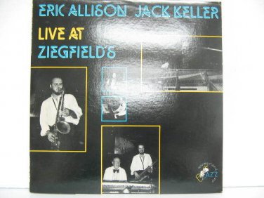 ERIC ALLISON usa LP LIVE AT ZIEGFIELDS Jazz PRIVATE