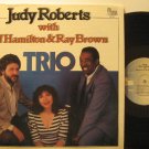JUDY ROBERTS usa LP WITH JEFF HAMILTON & RAY BROWN Jazz excellent