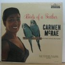 CARMEN MCRAE usa LP BIRDS OF A FEATHER Jazz DECCA