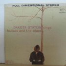 DAKOTA STATON usa LP SINGS BALLADS AND THE BLUES Jazz CAPITOL
