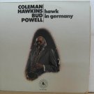 COLEMAN HAWKINS & BUD POWELL usa LP HAWK IN GERMANY Jazz BLACK-LION