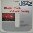 CHARLIE MINGUS JOHN COLTRANE usa LP EUROPA JAZZ PRIVATE