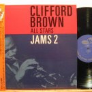 CLIFFORD BROWN ALL STARS japan LP JAMS 2 Jazz WITH INSERT EMARCY excellent