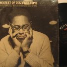 DIZZY GILLESPIE usa LP THE GREATEST OF Jazz IN SHRINK WRAP RCA excellent