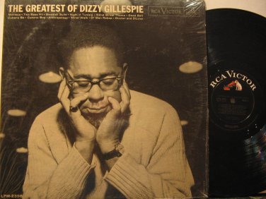 DIZZY GILLESPIE usa LP THE GREATEST OF Jazz IN SHRINK WRAP RCA excellent