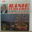 COUNT BASIE usa LP IN SWEDEN Jazz ROULETTE