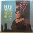 ELLA FITZGERALD usa LP WHISPER NOT Jazz VERVE