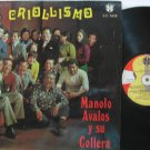 MANOLO AVALOS latin america LP CRIOLLISIMO SONORADIO