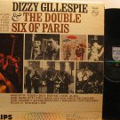 DIZZY GILLESPIE usa LP THE DOUBLE SIX OF PARIS Jazz WITH ORIGINAL INNER SLEEVE P