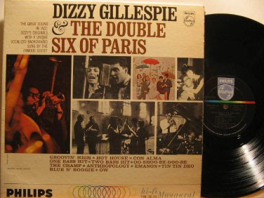 DIZZY GILLESPIE usa LP THE DOUBLE SIX OF PARIS Jazz WITH ORIGINAL INNER SLEEVE P