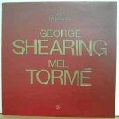 GEORGE SHEARING & MEL TORME usa LP TOP DRAWER Jazz CONCORD