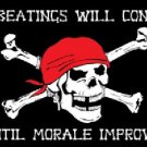 Pirate Morale Pirate Flag 3 x 5ft Banner