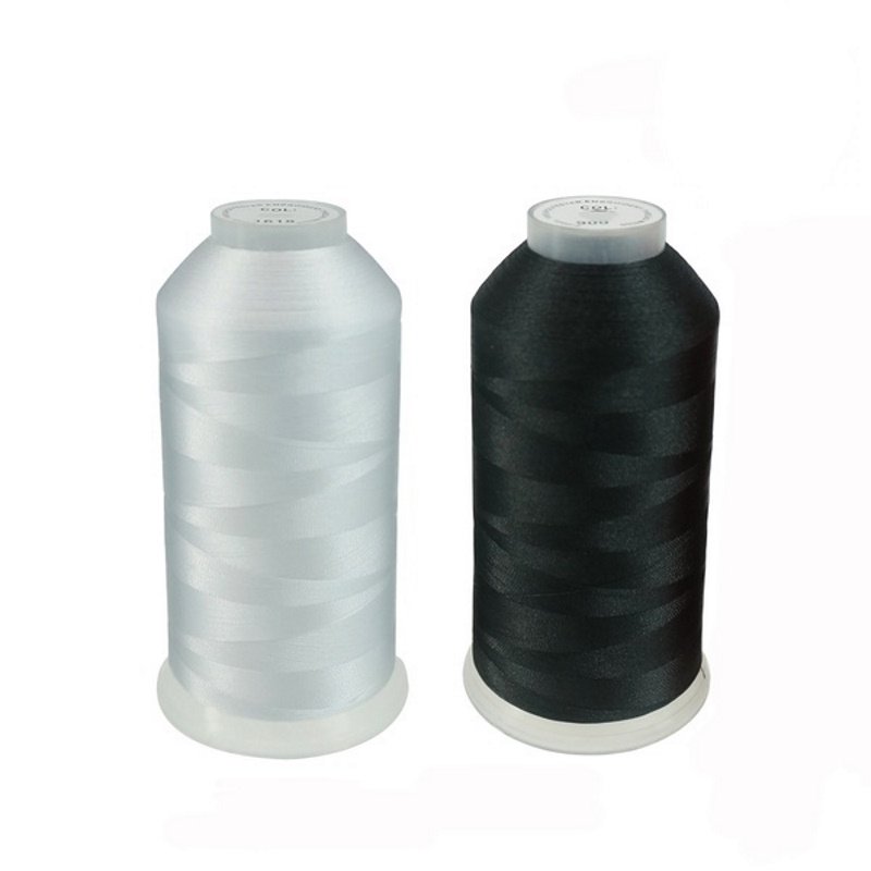 Black & White Embroidery Thread