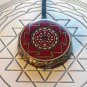 Sri Chakra Shungite Orgonite Gold and silver leaves