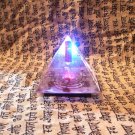 High Transparency Orgonite Pyramid With Glow Light base